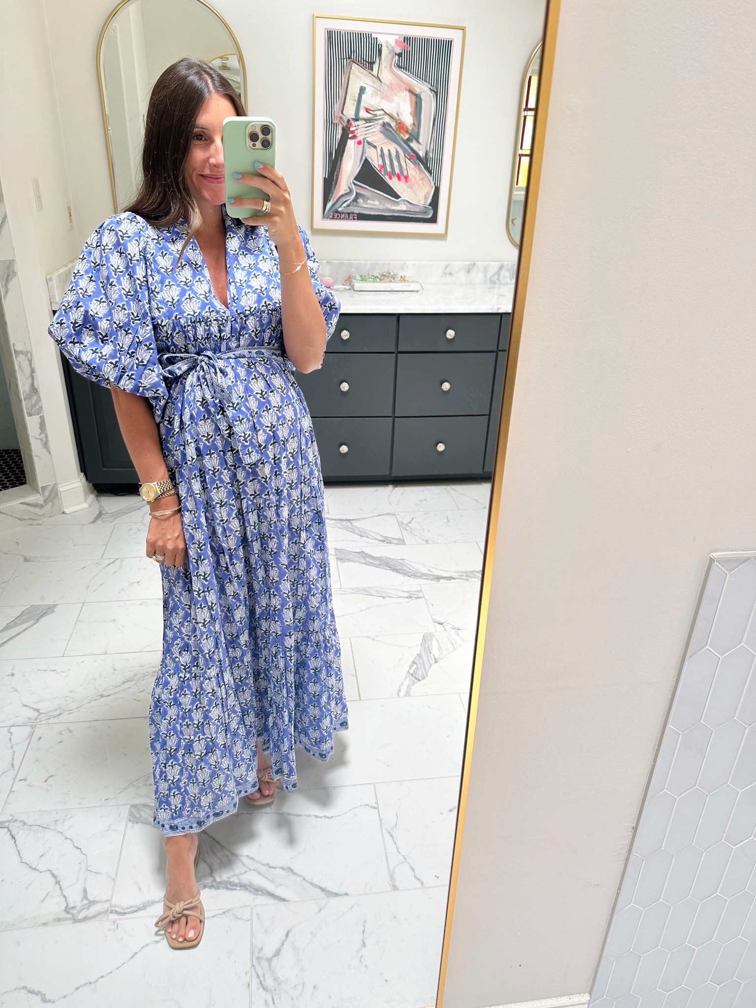 Under $60 block print dress! Wearing an xs 

#LTKFindsUnder100 #LTKBump #LTKSeasonal