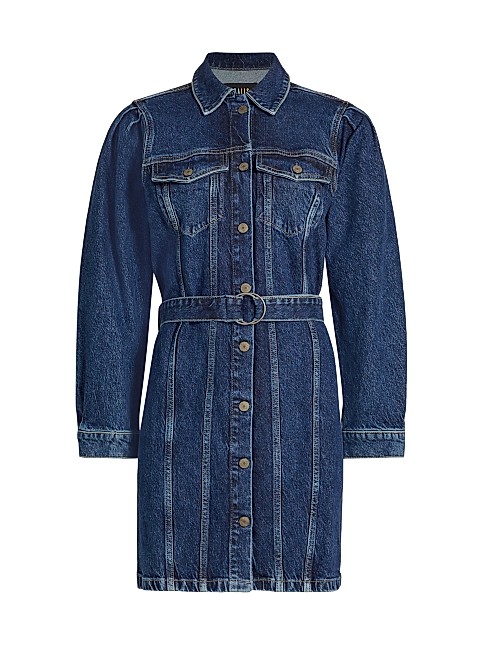 Griffith Denim Belted Shirtdress | Saks Fifth Avenue