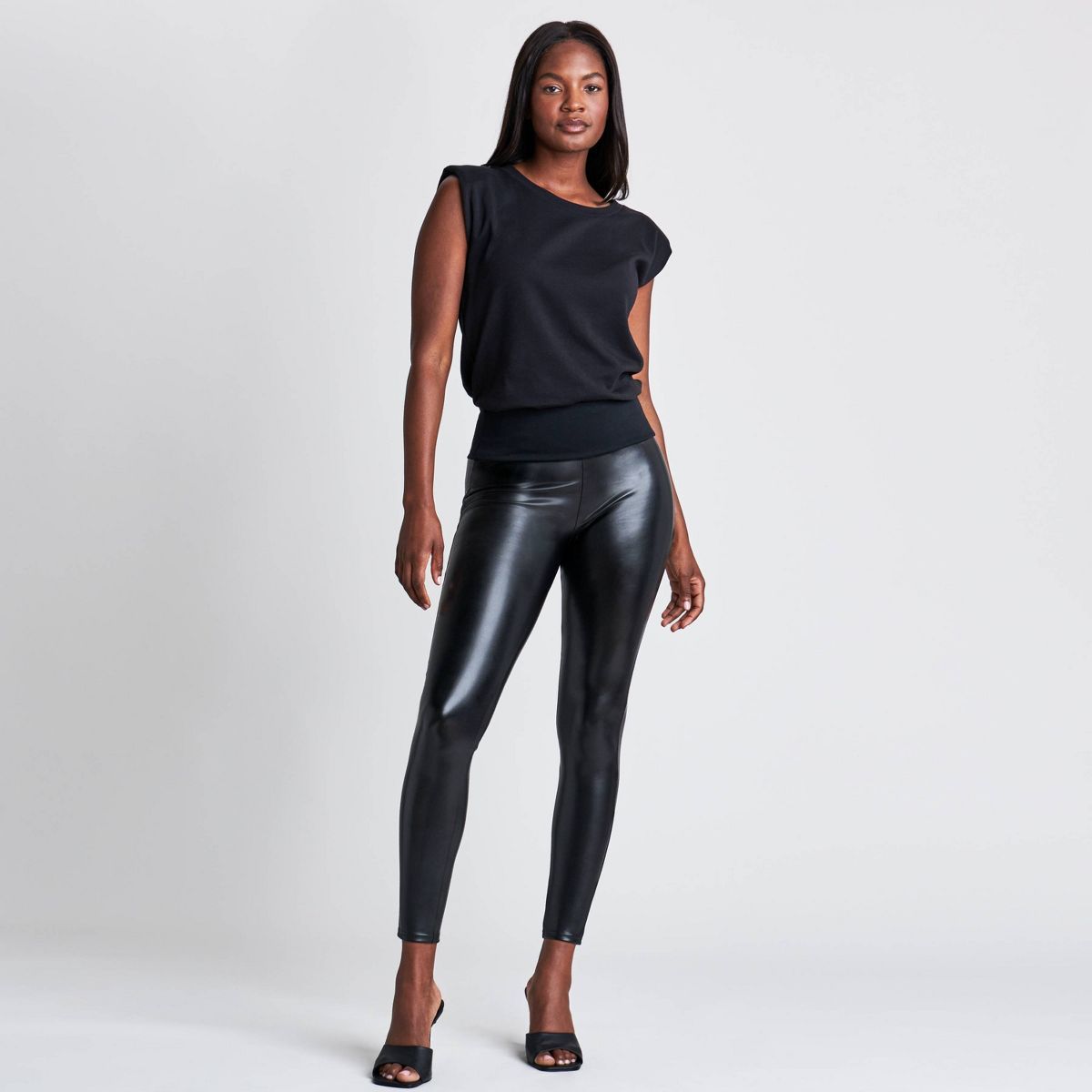 ASSETS by SPANX Women's All Over Faux Leather Leggings | Target