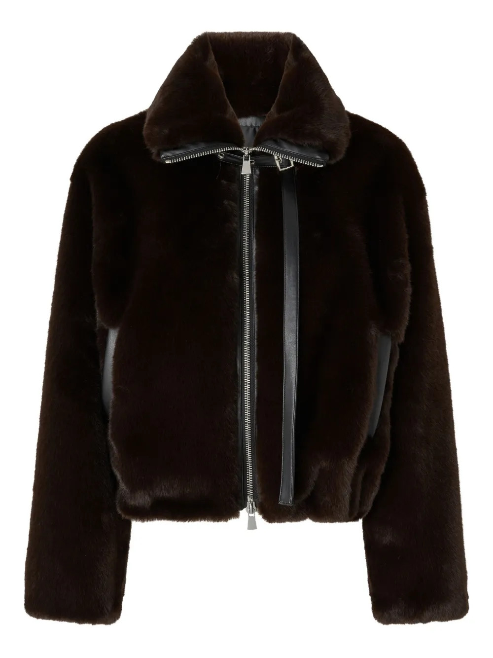 PINKO zip-up Bomber Jacket | Brown | FARFETCH | Farfetch Global