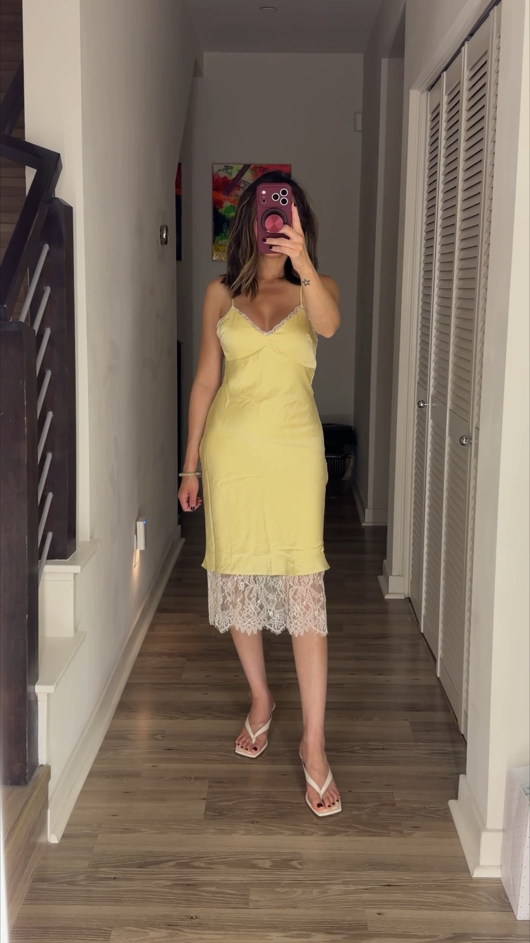 Summer dress ✨ Lace slip dresses are in for summer and this cutie is chic. Has a built in bra for convenience. 

Summer outfit, ootd, Abercrombie, The Stylizt

#LTKootd #LTKxAbercrombie #LTKSeasonal