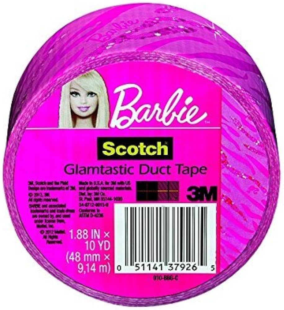 Scotch Duct Tape, Glamtastic, 1.88-Inch x 10-Yard Color: Barbie Glam Model: 910-BBG-C Office Supp... | Amazon (US)