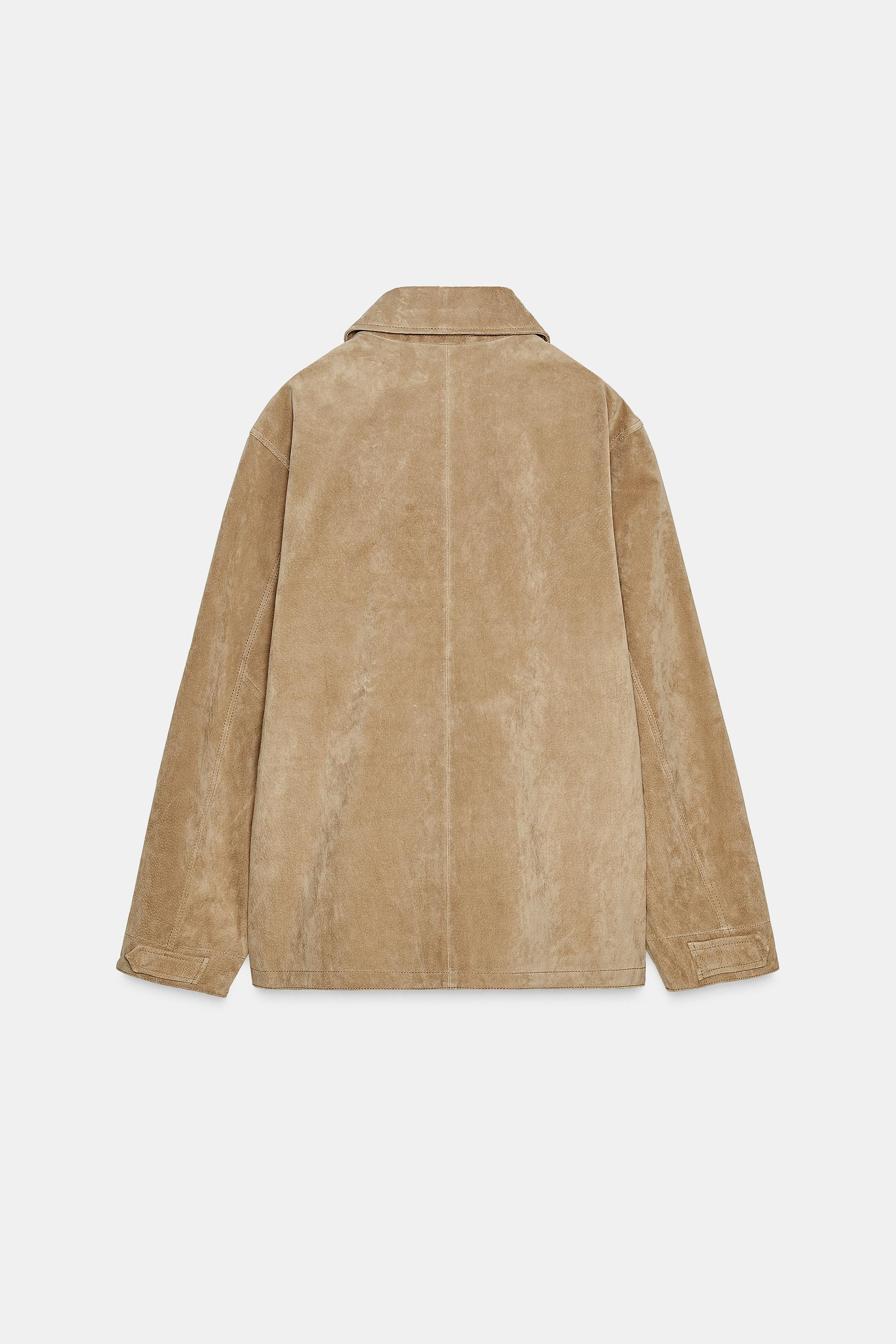 100% SUEDE JACKET | Zara US