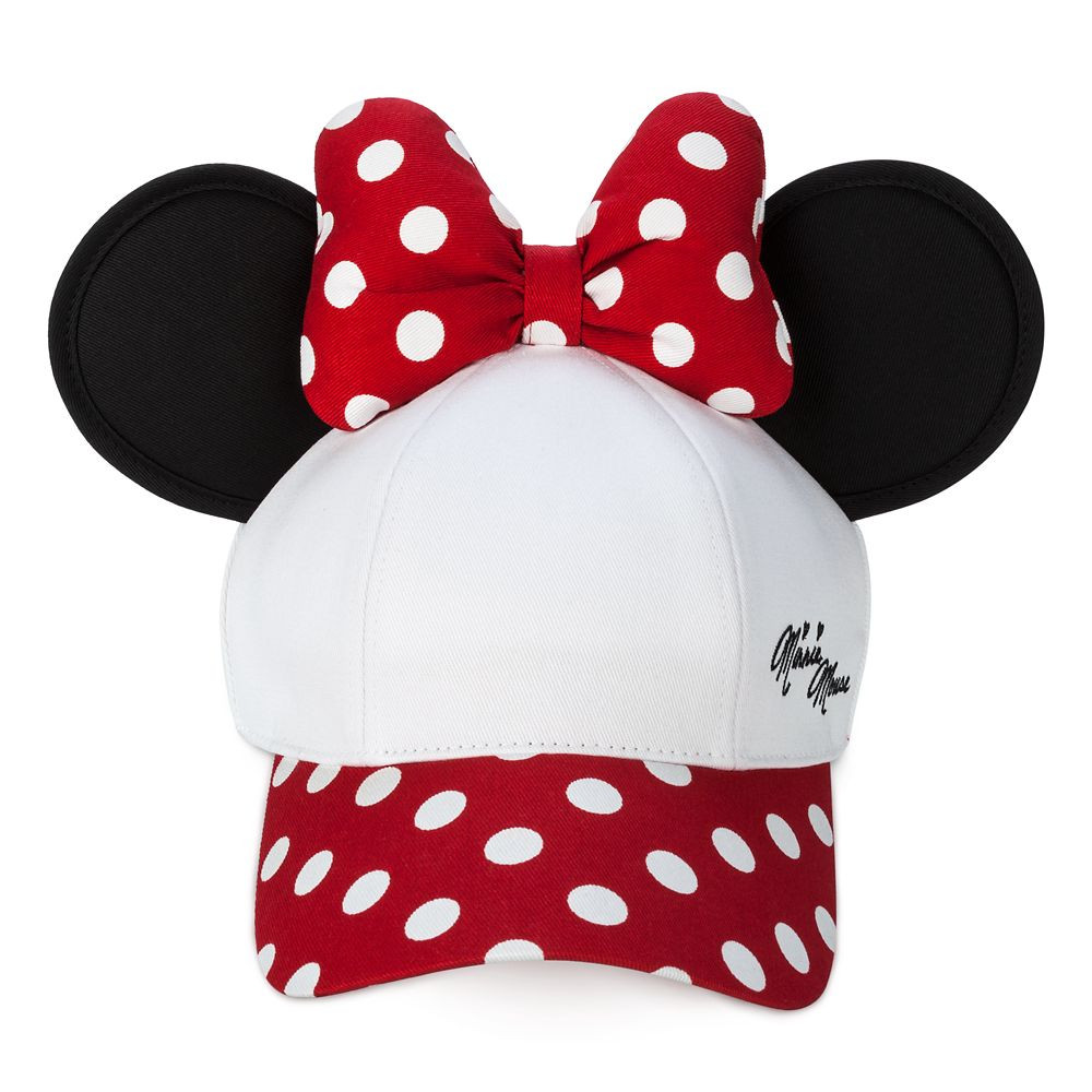 Minnie Mouse Ears Baseball Cap for Adults – Polka Dot | Disney Store