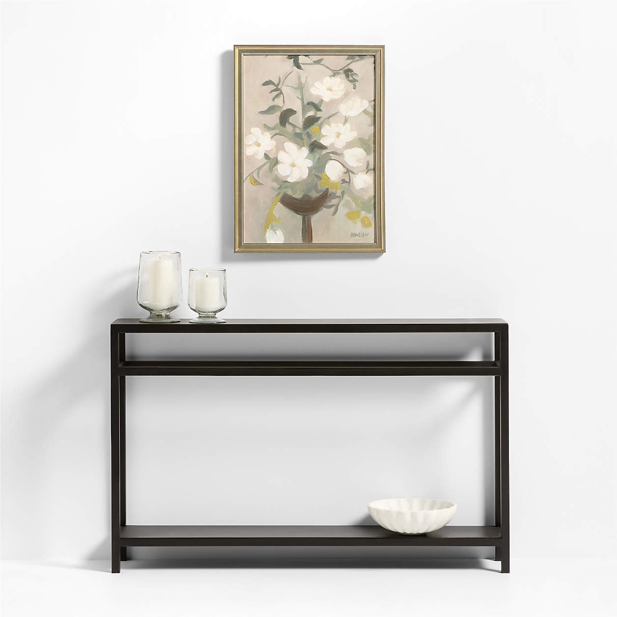 "Allegra" by Sadie Byron 19"x26" Framed Wall Art Print | Crate & Barrel | Crate & Barrel