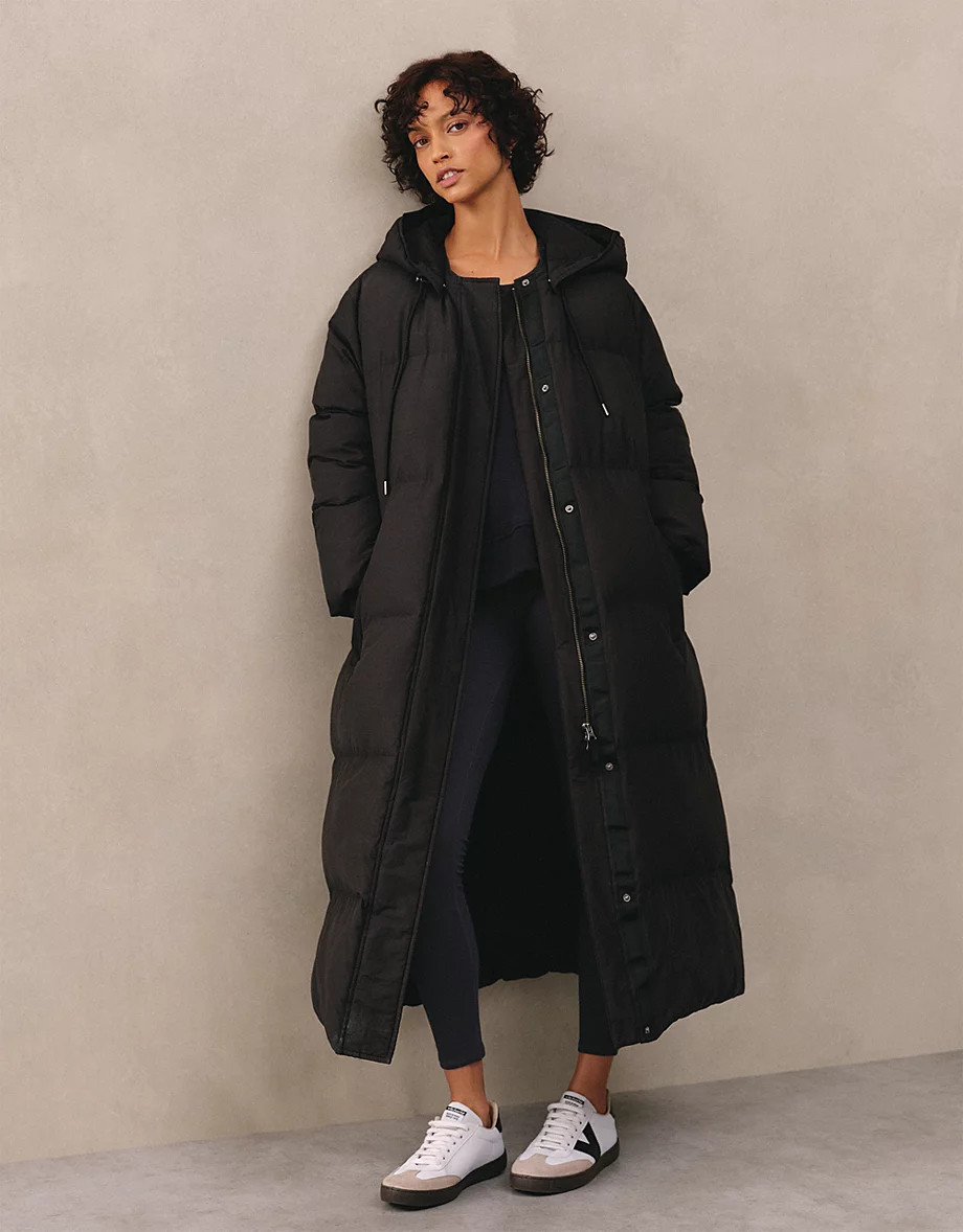 Down Filled Long Puffer Coat | The White Company UK & ROW