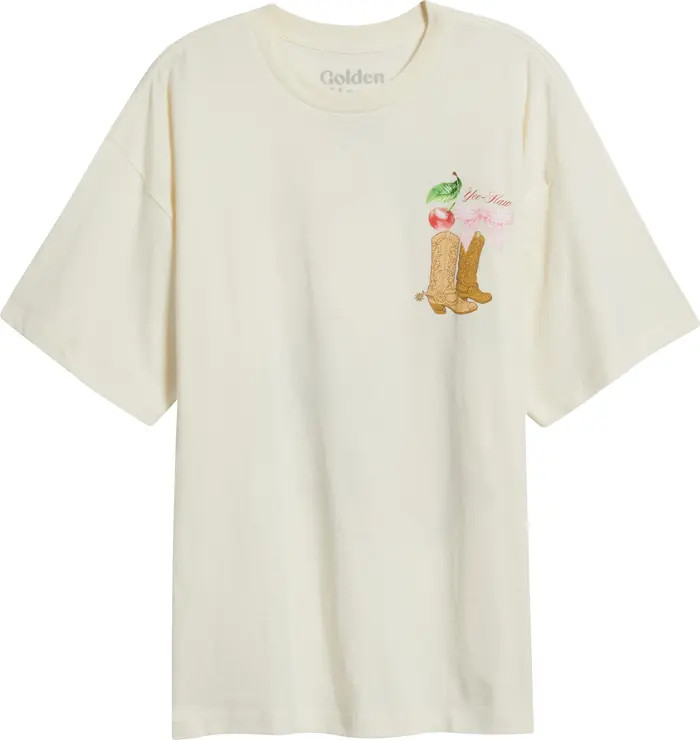 GOLDEN HOUR Cowboy Collage Cotton Graphic T-Shirt | Nordstrom | Nordstrom