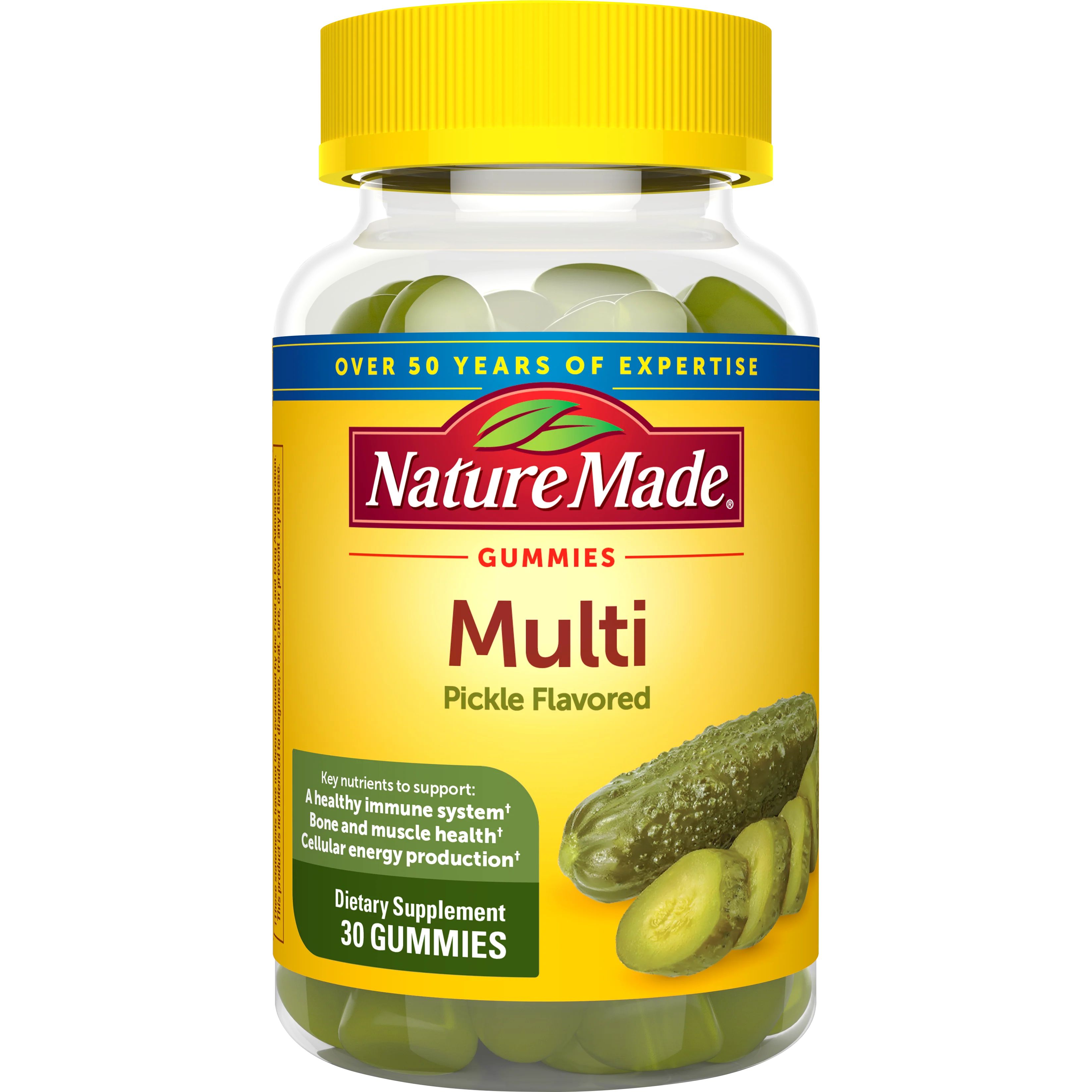 Pickle Flavored Multivitamin Gummies | NatureMade