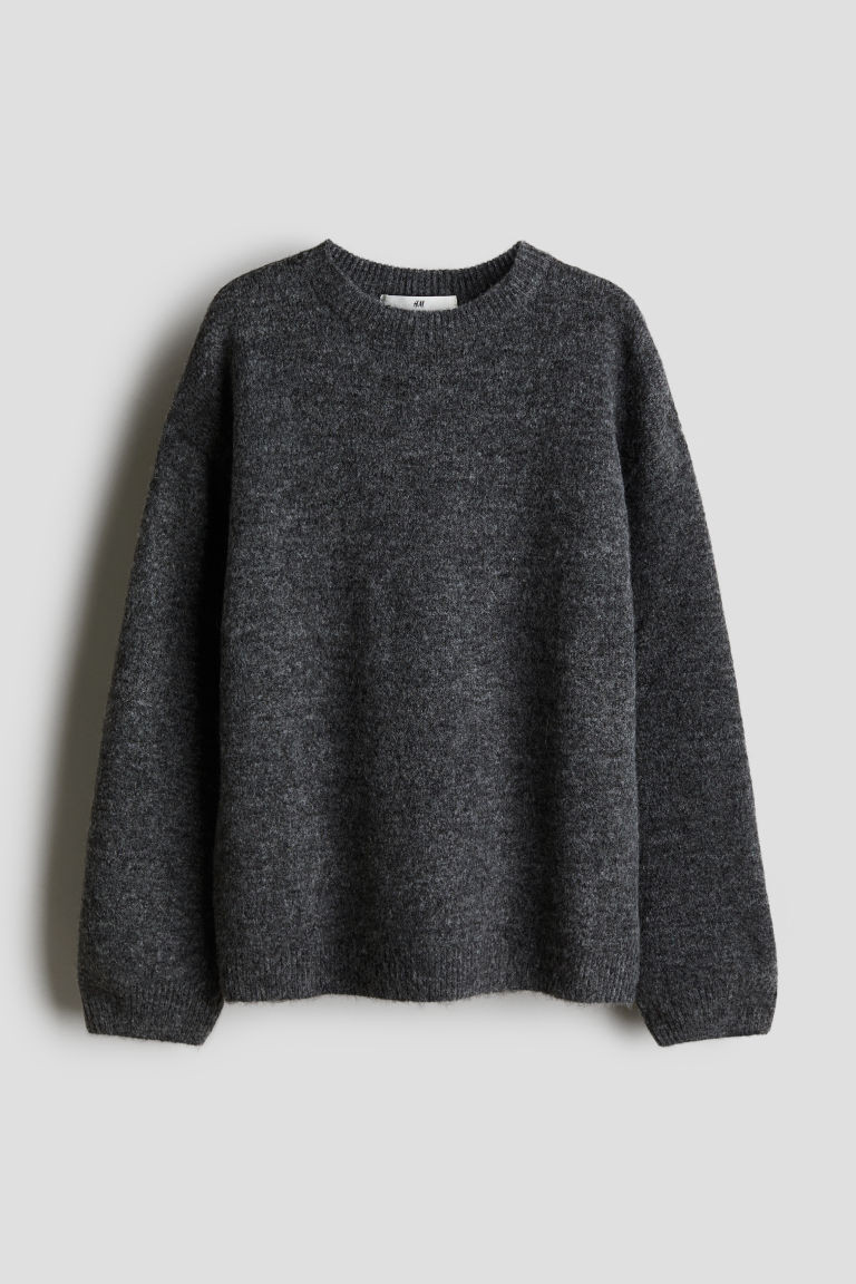H & M - Loose Fit Sweater - Gray | H&M (US, CA, MX)