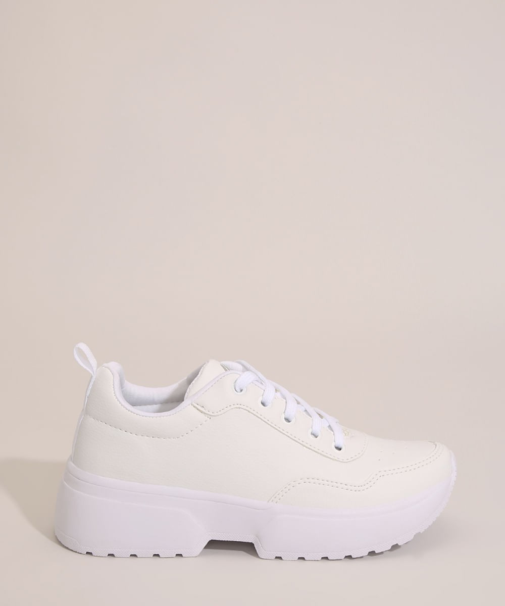 Tênis Feminino Chunky Ace Branco | C&A (BR)