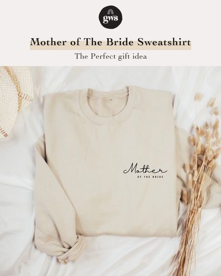 
Mother’s Day is right around the corner. We love this #motherofthebride crew neck for #mothersdaygifting or as a #weddinggift to the #MOB 

#LTKwedding #LTKstyletip #LTKGiftGuide