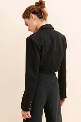 Grey Lab Cropped Blazer | Anthropologie (US)