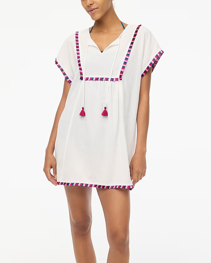 Fringe beach tunic | J.Crew Factory