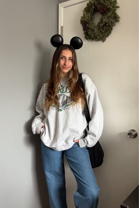 Disney fitmas 🤍

Ears: Shop Disney (linked on eBay)
Folklore Crewneck: Orange State
Jeans: CottonOn 
Bag: Baggu
Shoes: Converse

Ig: @jkyinthesky & @jillianybarra
TikTok: @jill.ybarra

#disneystyle #disneyfitmas #disneyootd #disneyoutfit #disneyoutfits #disneyoutfitinspo #outfitinspo #casualoutfitinspo #casualstyle #thatdisneygirl #disneygirl #disneyitgirl 

#LTKfindsunder100 #LTKstyletip #LTKitbag