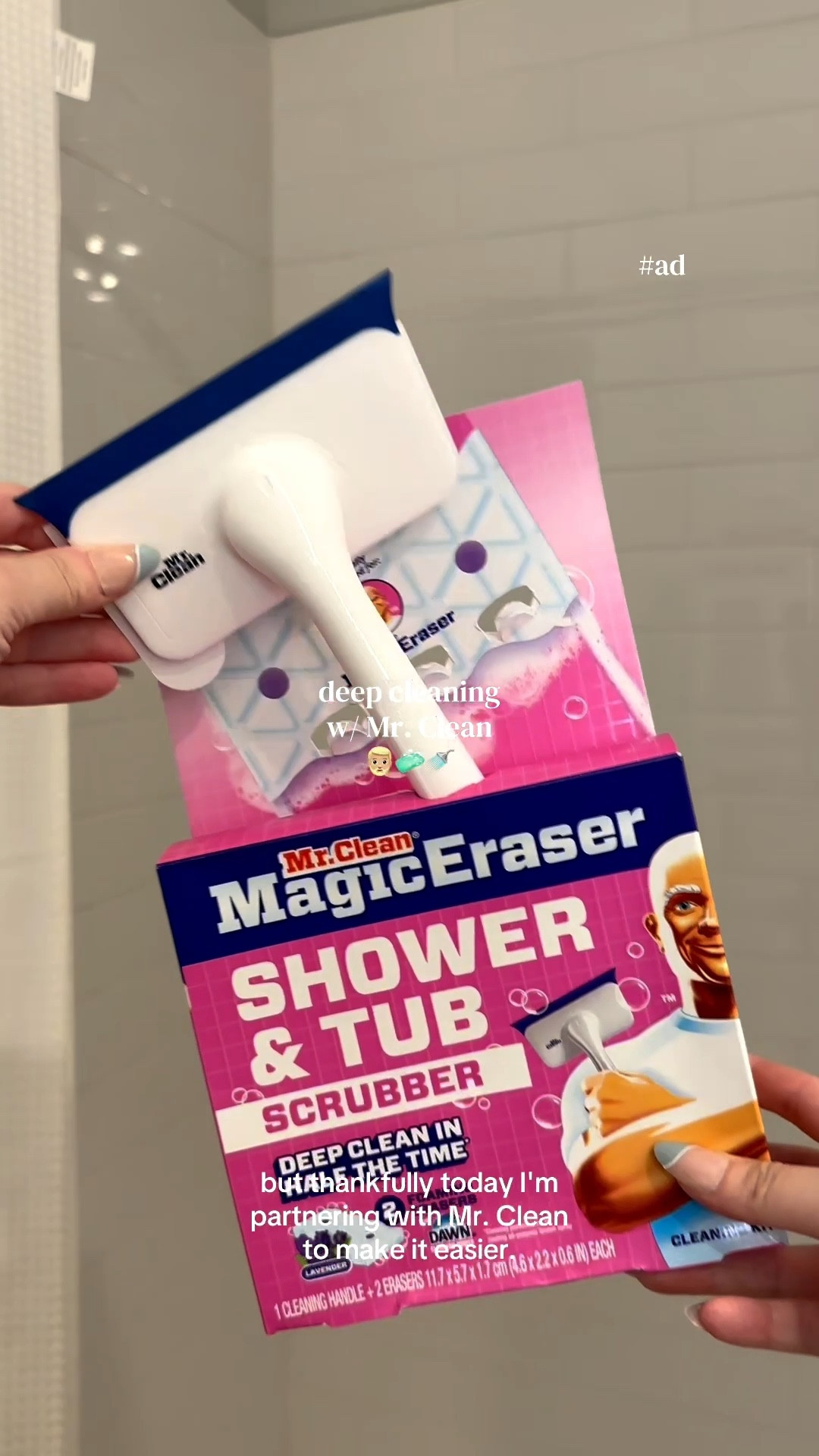 cleaning the shower just got a whole lot easier thanks to Mr. Clean! 🚿🧼

#LTKdayinmylife #LTKselfcare #LTKHome