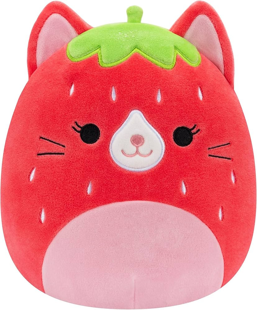 Squishmallows Original 8-Inch Olma Strawberry Cat - Official Jazwares Plush | Amazon (US)
