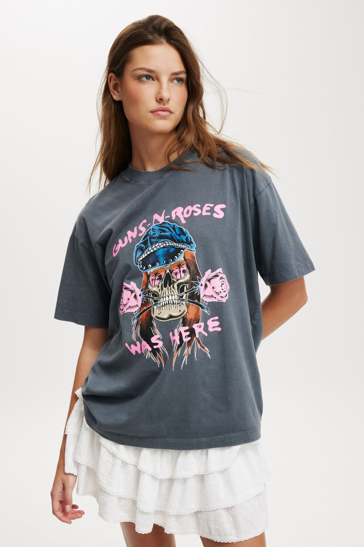 Guns N Roses Music Boxy Graphic Tee | Cotton On (US)