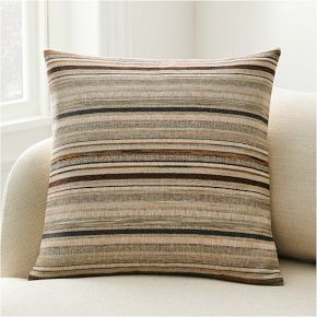 Space-Dyed Stripe Pillow Cover | West Elm (US)