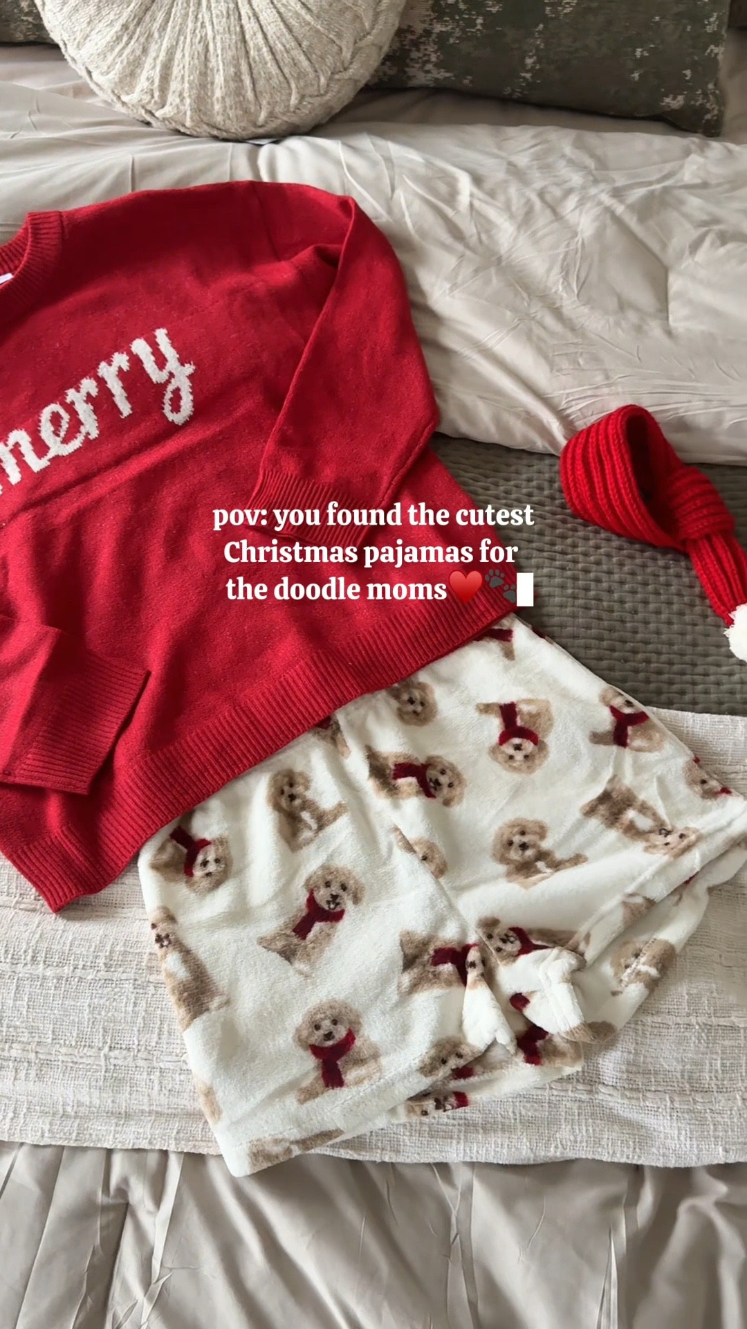 For the doodle moms who take matching way too seriously like I do😂🐾🧣

#LTKpets #LTKholiday #LTKcanada