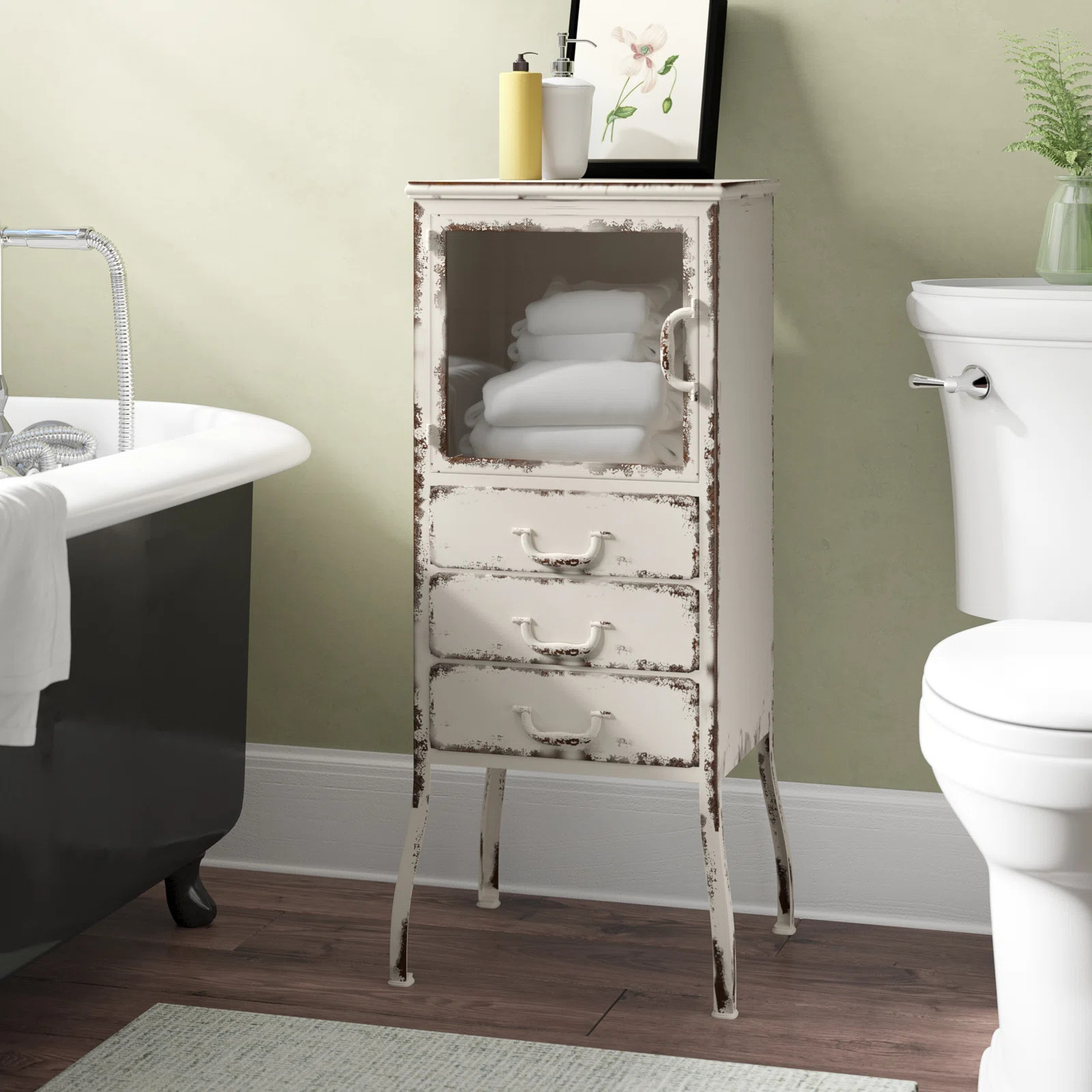 August Grove® Danile Metal 3 Drawer Accent Chest & Reviews | Wayfair | Wayfair North America