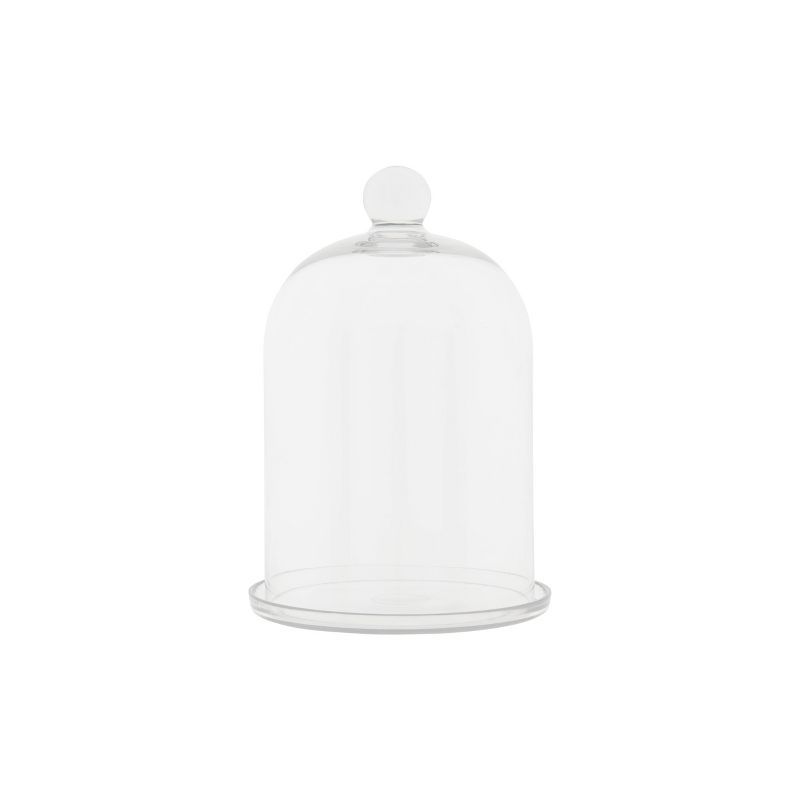 12" x 7.5" Glass Cloche with Glass Tray - 3R Studios | Target