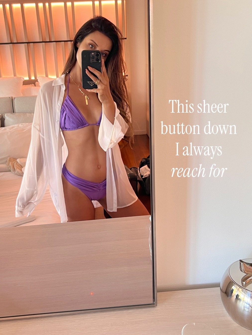 This sheer button down on repeat 

#LTKSwim #LTKSeasonal #LTKOver40