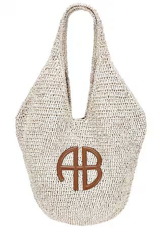ANINE BING Large Leah Hobo in Natural & Cognac from Revolve.com | Revolve Clothing (Global)