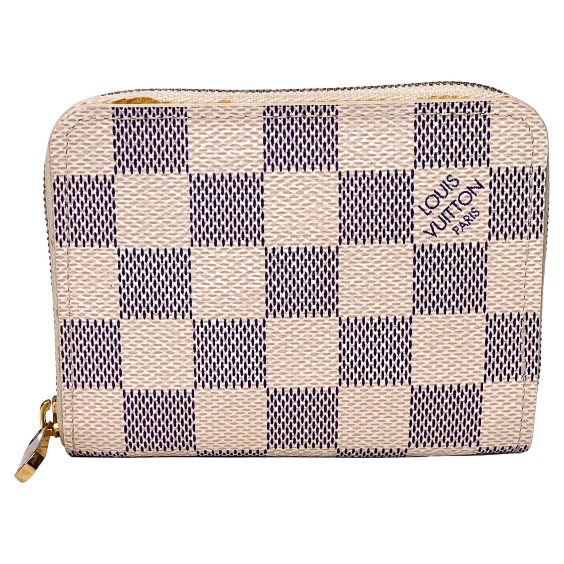 Louis Vuitton Vintage Damier Azur Coin Holder (2008) | 1stDibs