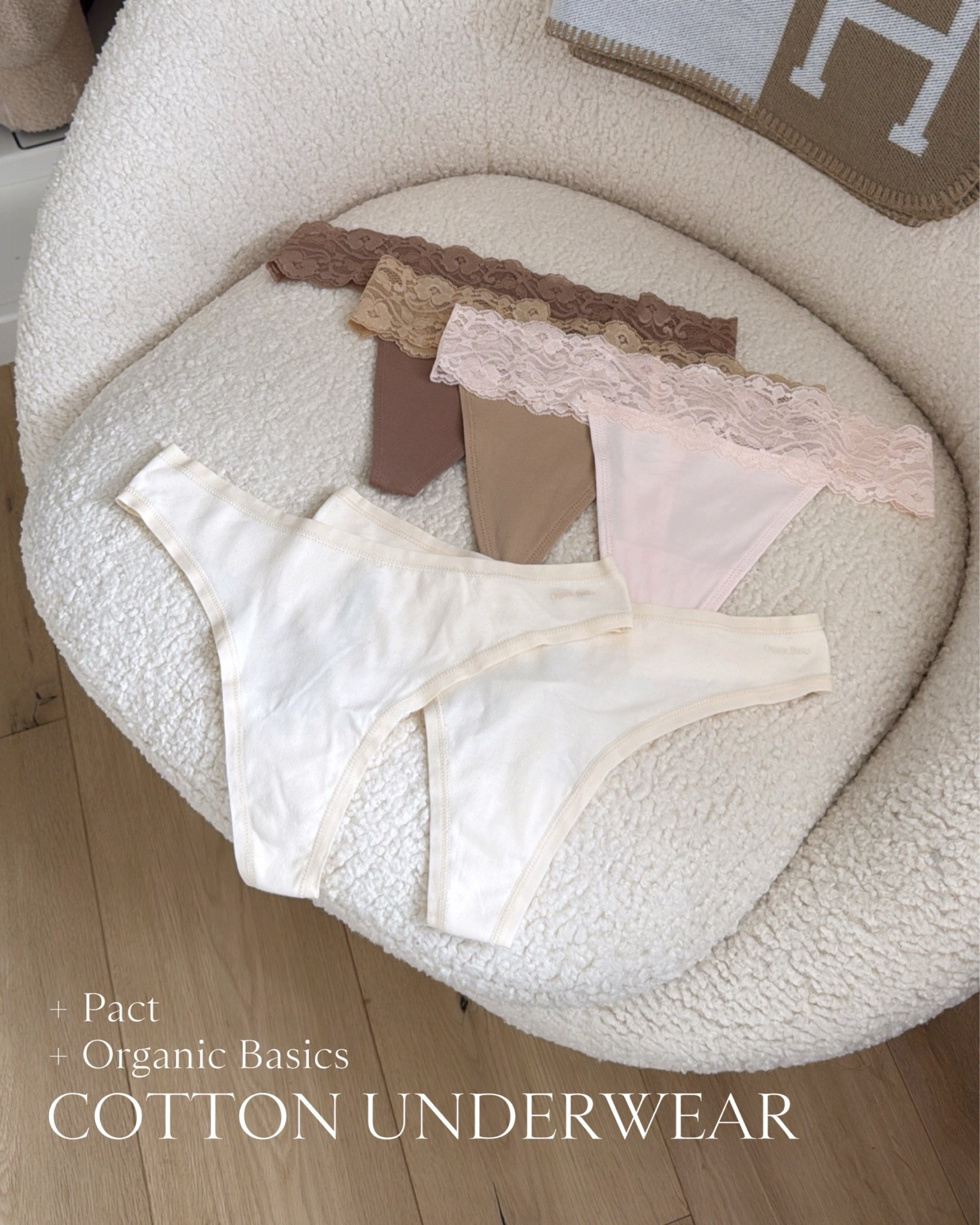 Organic cotton underwear☁️

Non-toxic clothing

#LTKootd