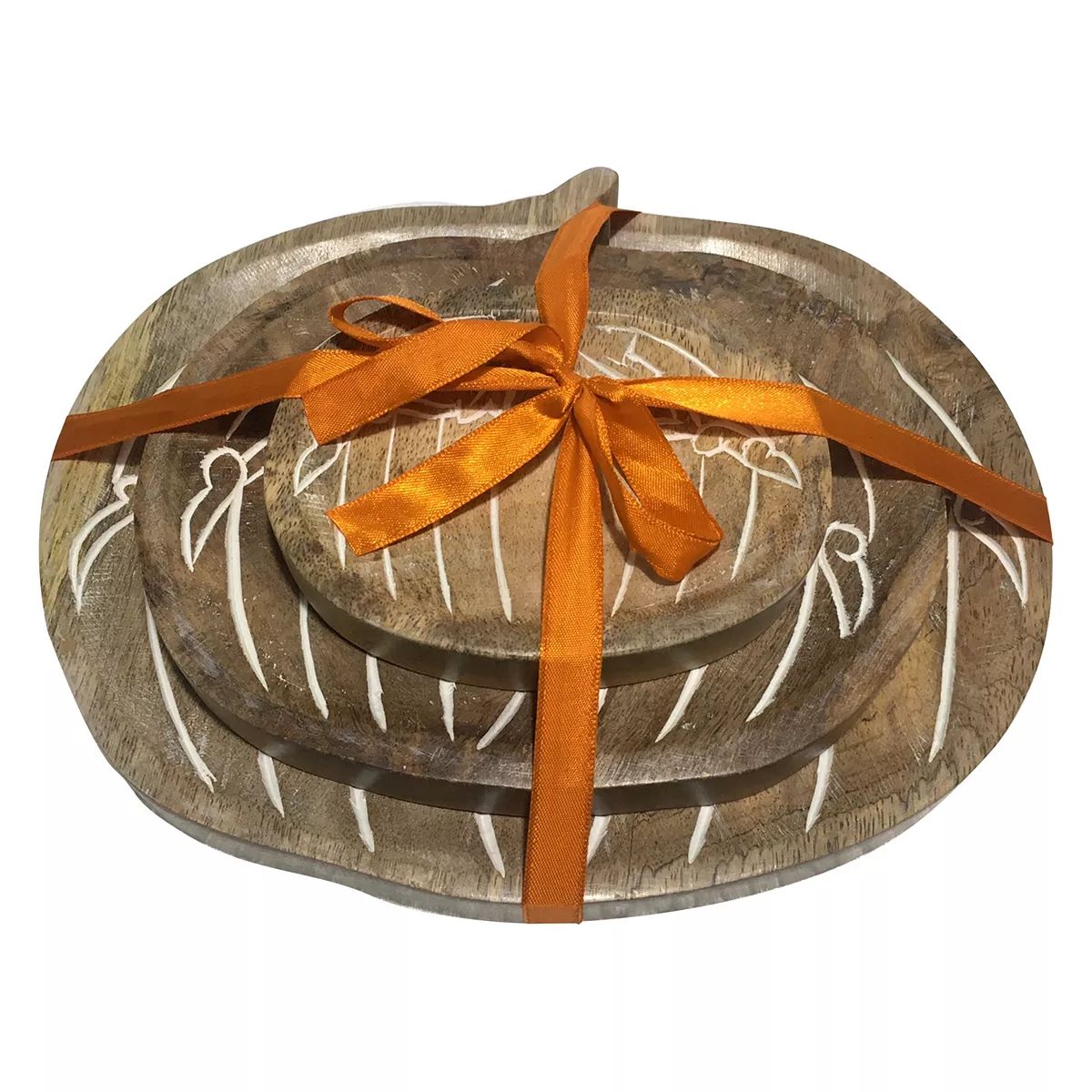 Celebrate Fall Together Nesting Pumpkin Decorative Bowl Table Decor 3-piece Set | Kohl's