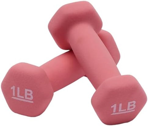 Amazon Basics Neoprene Dumbbell Hand Weights for Exercise and Muscle Toning | Amazon (US)