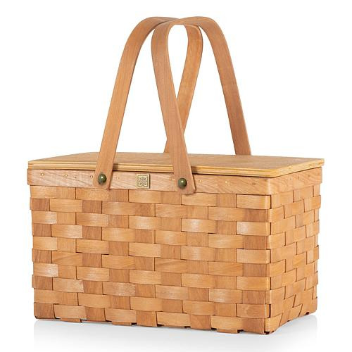 Picnic Time Poppy Personal Picnic Basket, (Beige) | HSN