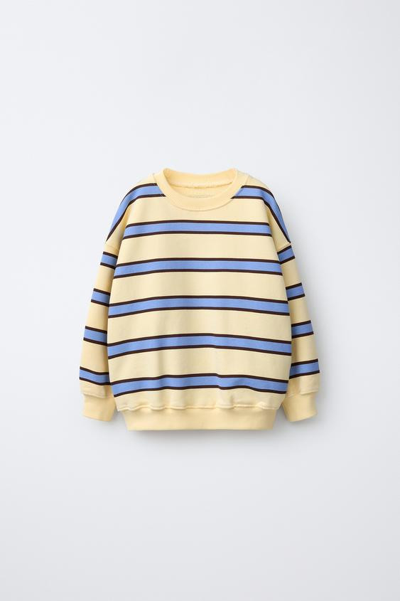 STRIPED PRINT SWEATSHIRT | Zara US