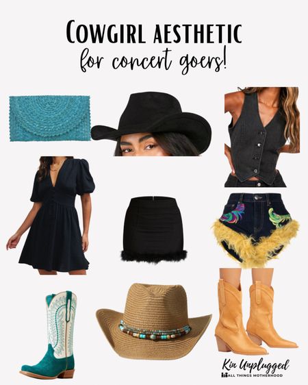 🌟 Embrace the resurgence of country music with our curated collection of cowgirl chic essentials! Whether you’re gearing up for a concert or just love the trend, these pieces will have you looking the part. From fringed jackets that sway with every beat, to classic denim and embroidered boots that make a statement, we’ve got your look covered. Pair a flowy floral dress with a felt cowboy hat for that timeless country charm, or mix it up with some bold turquoise jewelry. Ready to dance the night away under the stars? 🌼👢✨ Shop the look and step into the new era of country music with style! #CountryChic #CowgirlStyle #ConcertReady

#LTKstyletip #LTKFestival