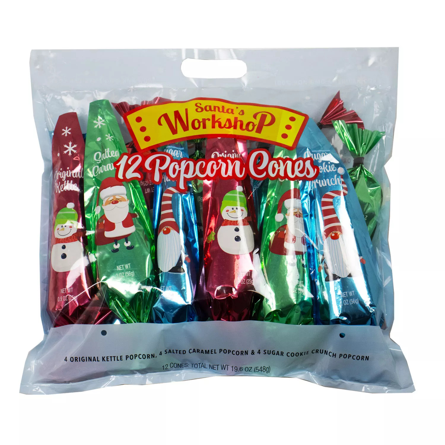 Santa's Workshop Popcorn Cones Gift, 12 pk. | Sam's Club