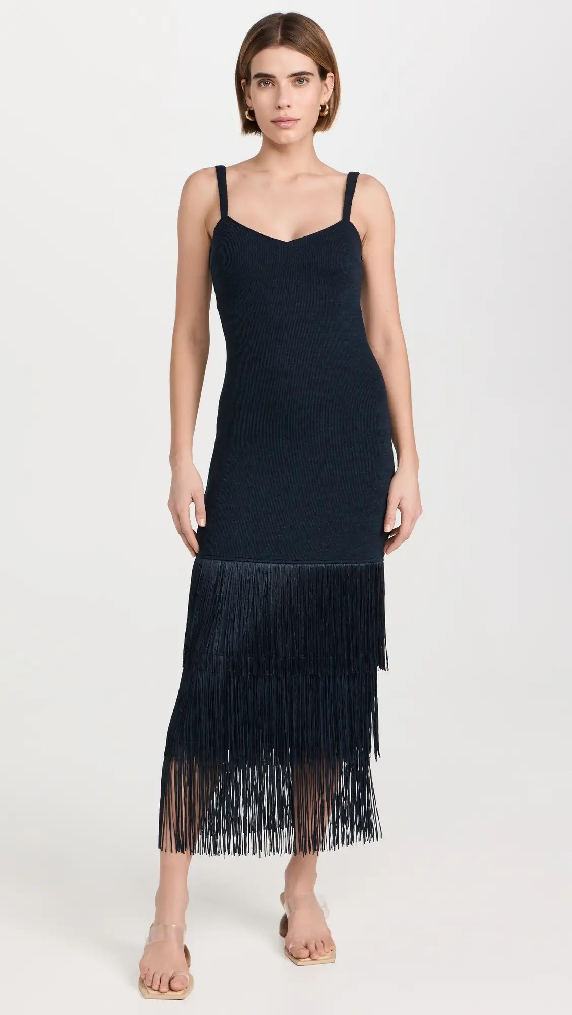 Saylor Eliette Fringe Knit Midi Dress | Shopbop | Shopbop