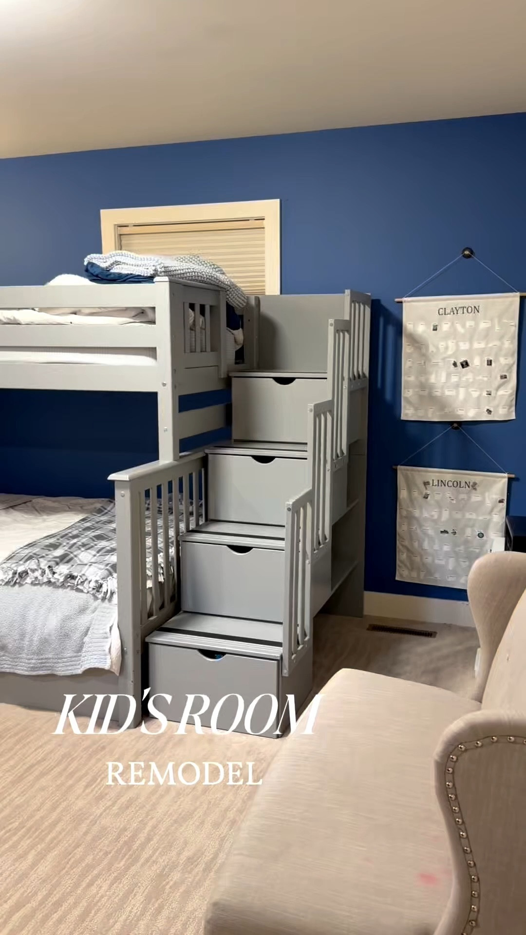 Getting rid of the blue wall and adding a few calmer, neutral items made the room feel fresh and grown-up 👌🏻🤍

#LTKSaleAlert #LTKKids #LTKHome