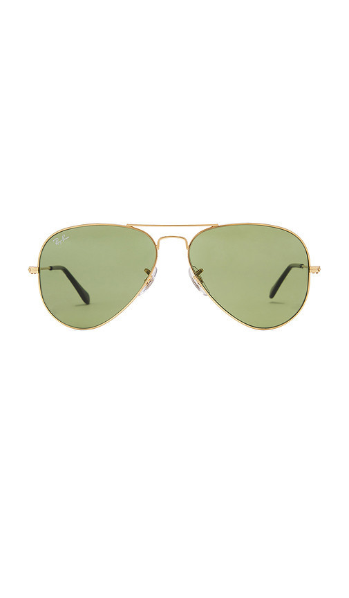 Ray-Ban Aviator Large Metal Sunglasses in Metallic Gold. | Revolve Clothing (Global)