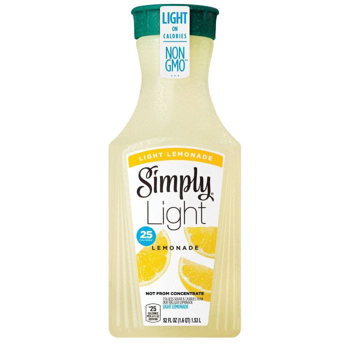 Simply Light Lemonade Juice Drink - 52 fl oz | Target