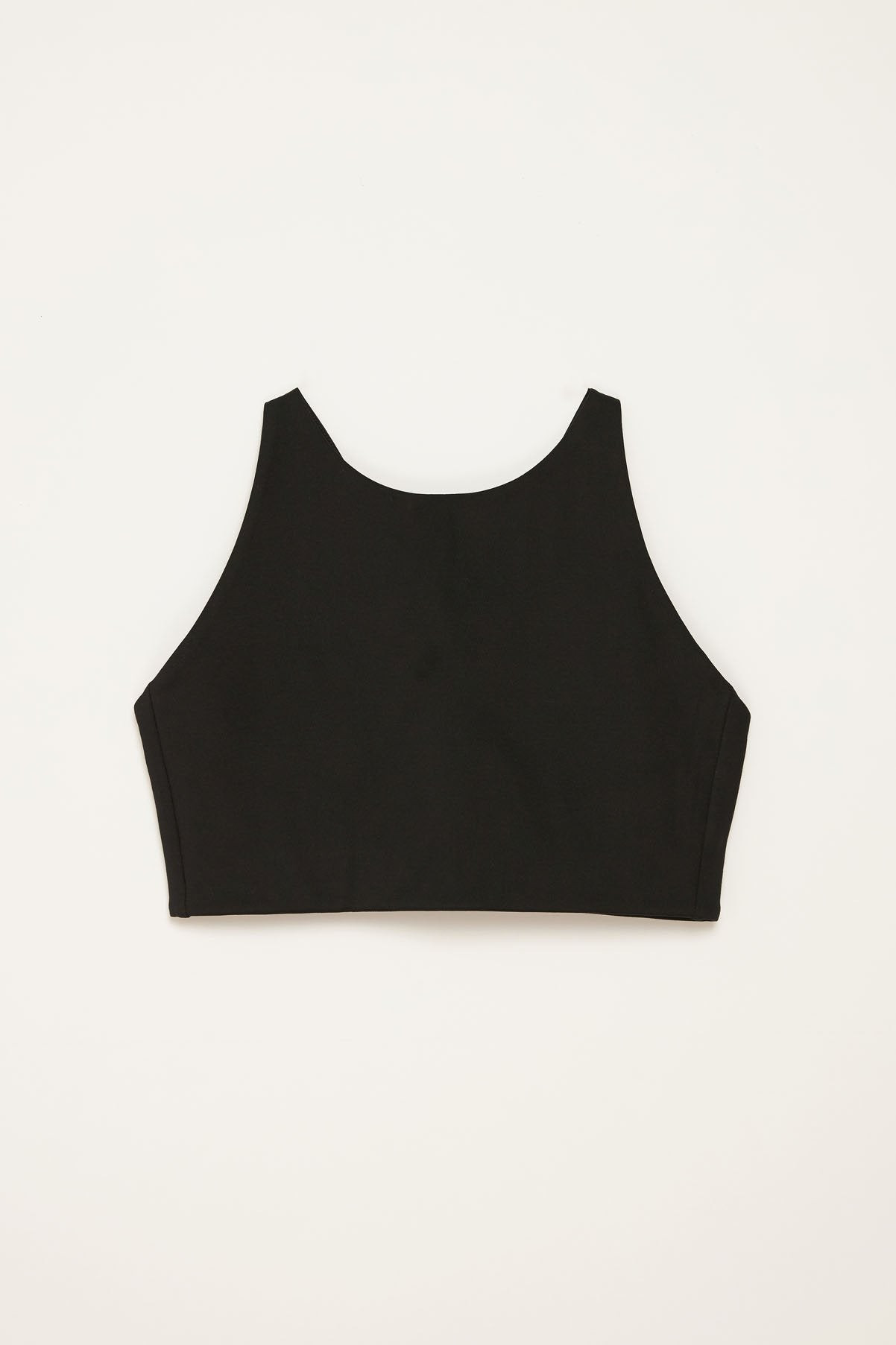 Black Topanga Halter Bra | Girlfriend Collective