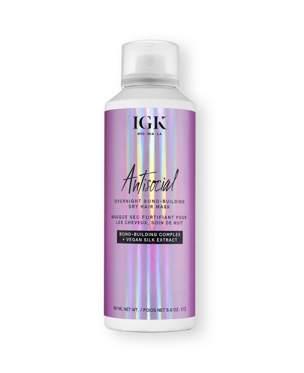 IGK Antisocial - Overnight Bond Building Dry Hair Mask | IGK Hair