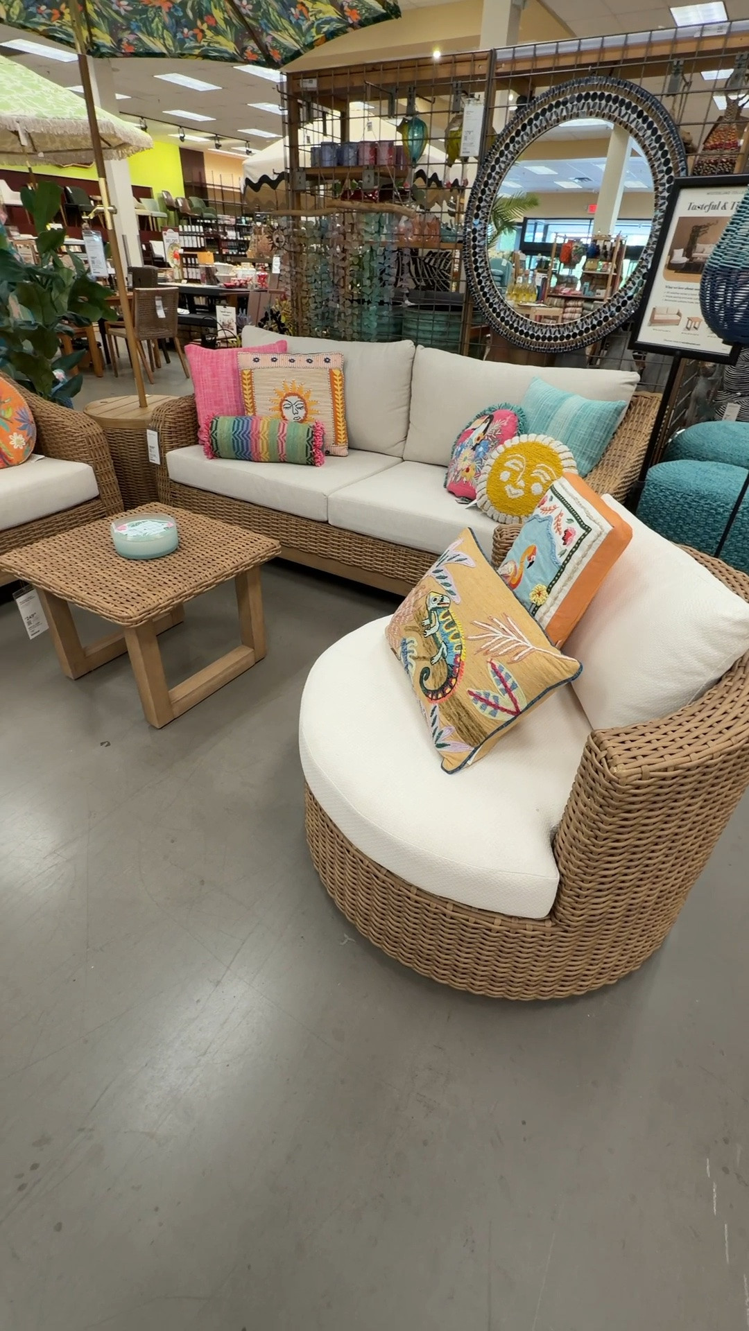 New at World Market! 😍 The Westerland Outdoor Furniture Set is such a beautiful way to create an outdoor living room. 🤎 I love the mix of natural textures, clean lines, and the coordinating Montane swivel chairs—it feels elevated, fresh, and perfect for patio season. ☀️ #OutdoorFurniture #WorldMarkert #PatioInspo

#LTKHome #LTKSaleAlert #LTKSeasonal