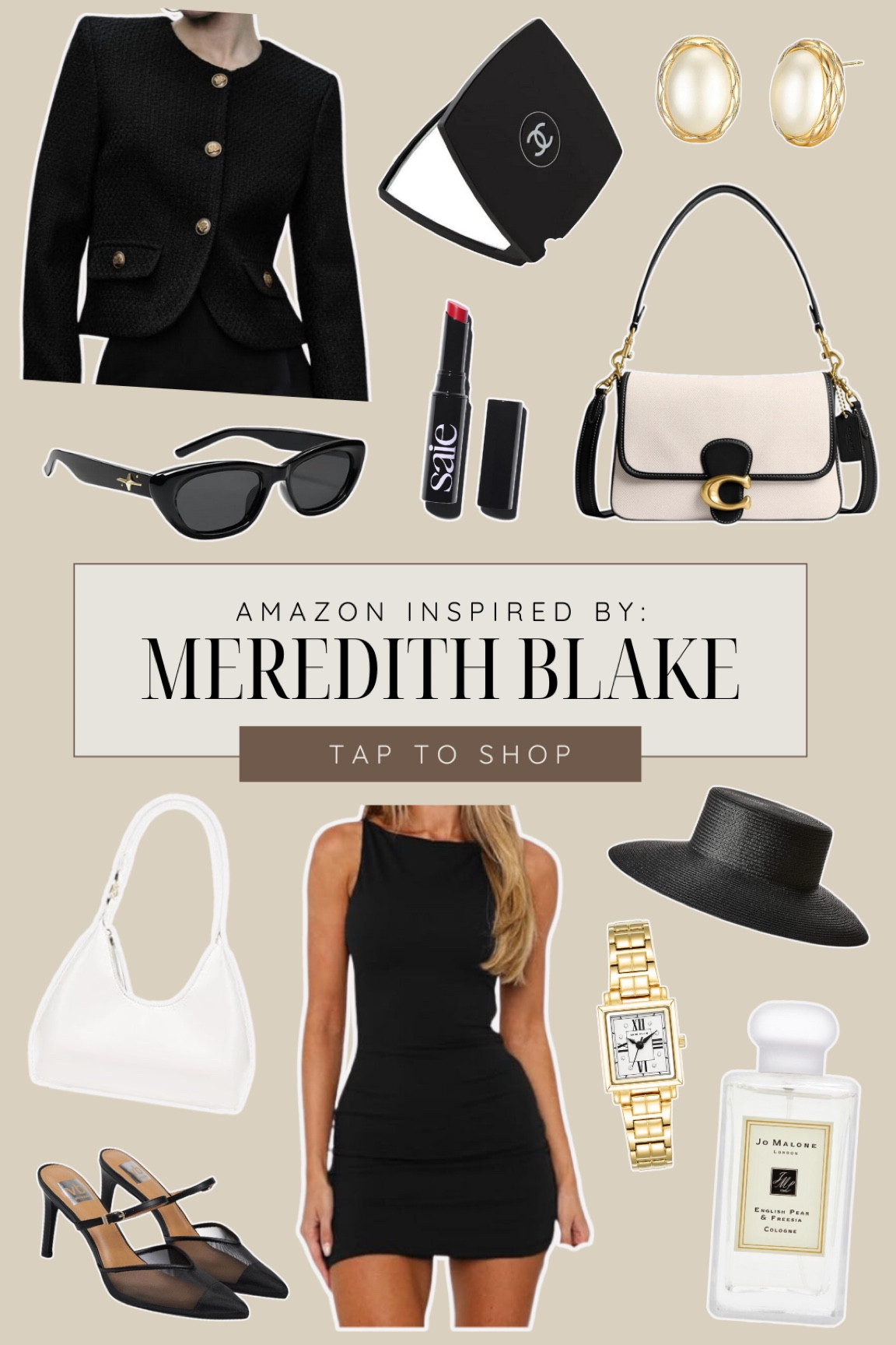 Chic Amazon finds inspired by Meredith Blake!


The parent trap, neutral outfit, clean girl aesthetic, European, business casual, work wear, kitten heels, black dress, designer, luxury, makeup, beauty, gold jewelry, earrings, watch, coach purse, white bag, perfume, classy, modest, sunglassess

#LTKBeauty #LTKWorkwear #LTKStyleTip