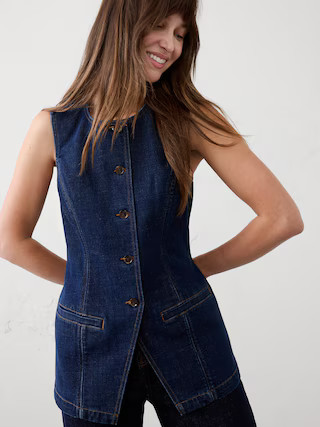 Long Cutaway Vest | Banana Republic Factory