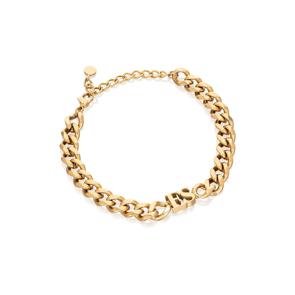 Initial Curb Bracelet (Gold) | Abbott Lyon