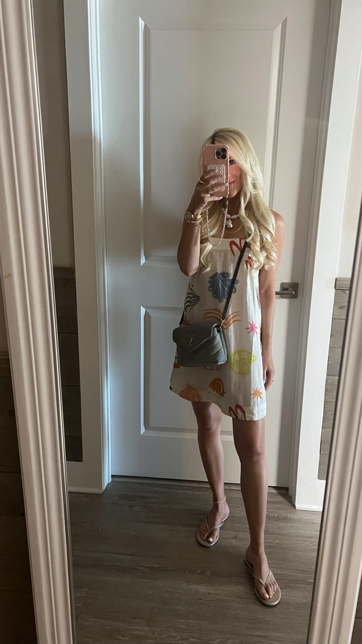 Seashell linen mini dress🌴🐚 favorite outfit from vacation. Wearing xxs petite | Anthropologie | travel outfit | boho chic beach style 

#LTKPetite #LTKFindsUnder100 #LTKTravel