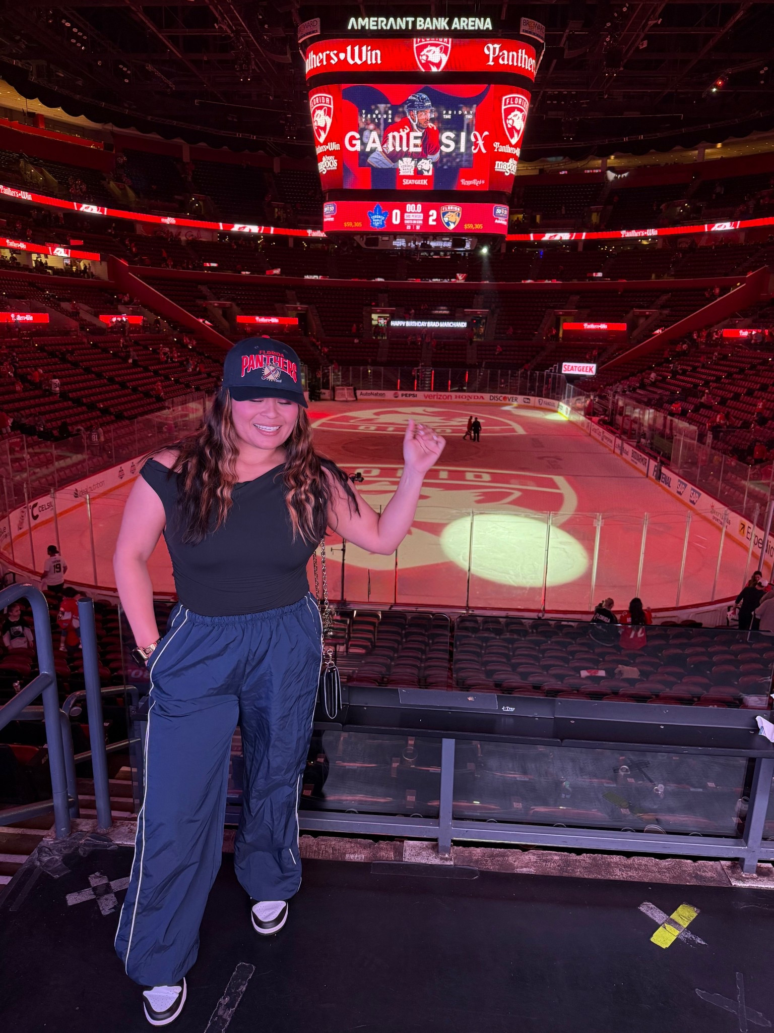 Panthers game outfit! These windbreaker pants were the perfect fit for a hockey game! Also the navy just fits the panthers aesthetic. 

The hat was bought at the team store in Sunrise but linked a similar style.

As a short girly the bottom has ties so it won’t fit baggy or over your shoes and dragging on the floor. #panthersgame #hockeygame #windbreaker #pants #amazon #amazonfashion #sports

#LTKFindsUnder50 #LTKStyleTip #LTKPetite
