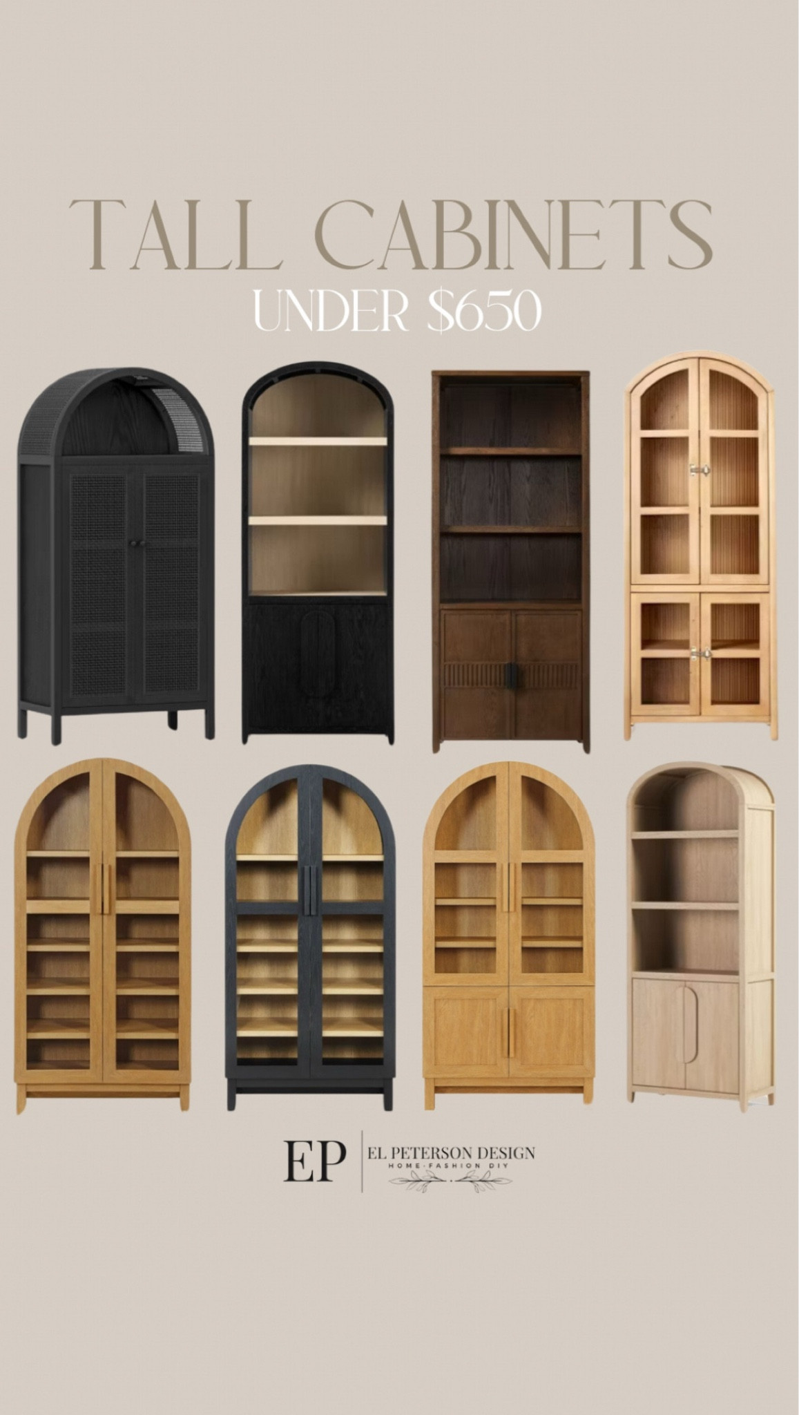Tall cabinets 

#LTKHome