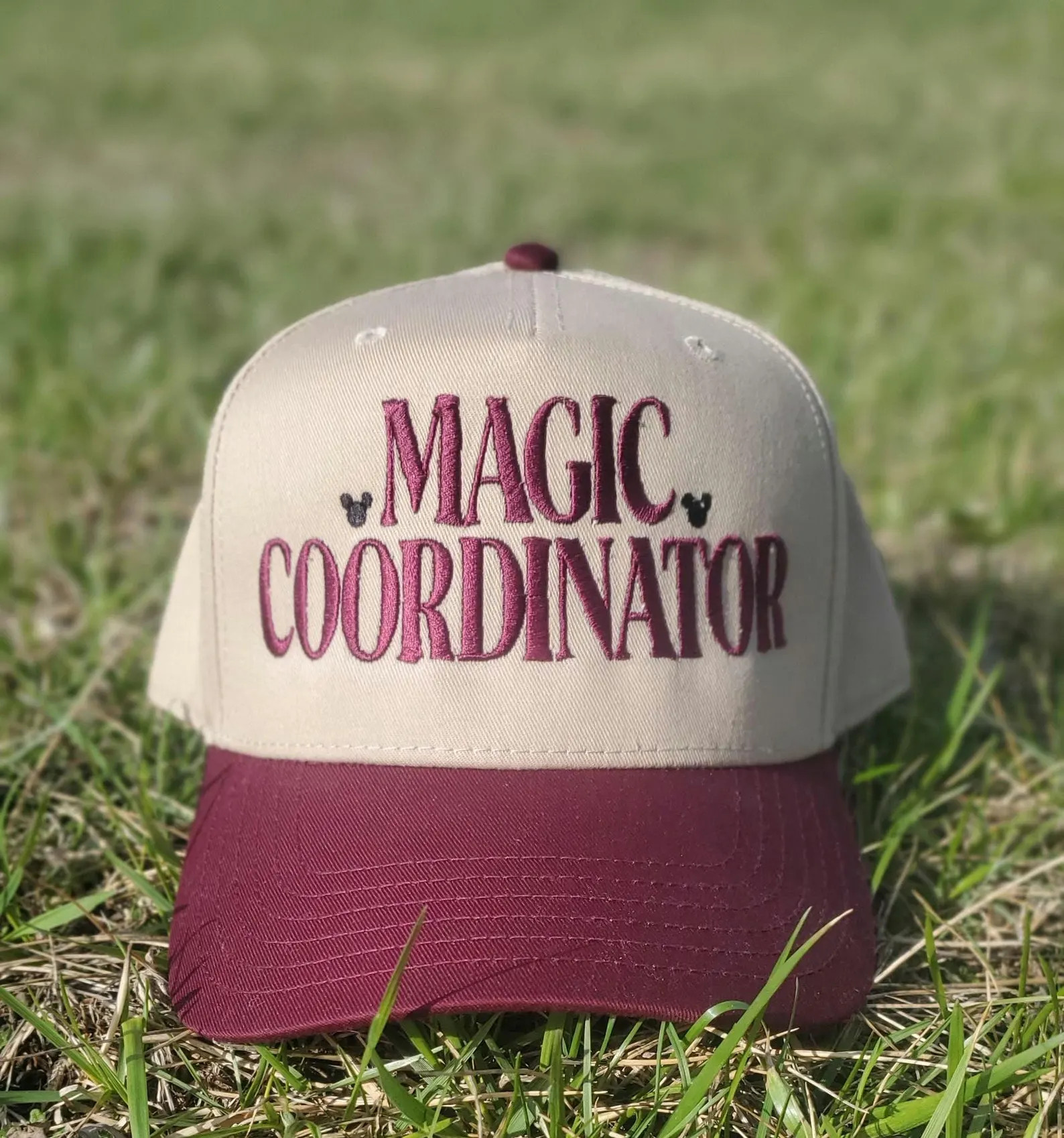 Magic Coordinator, Custom Embroidered Hat, Florida Vacation Hat, Mom Dad Hat | Etsy (Global)