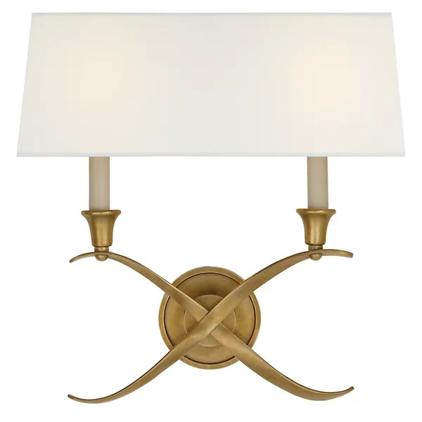 Cross Bouillotte Wide Wall Sconce | Lumens